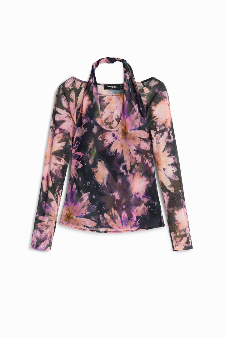 Blouse met lange mouw met print