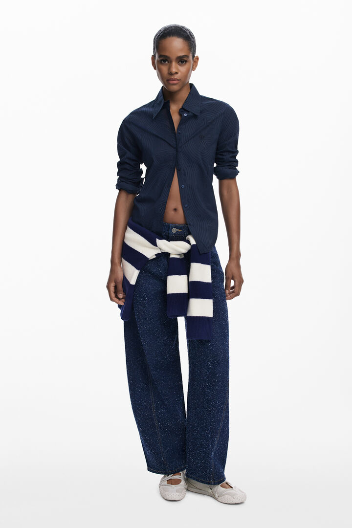 Camisa lisa texturas | Desigual
