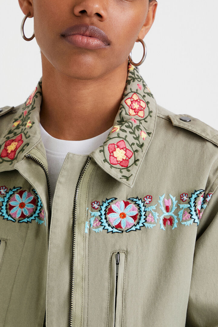 Parka con cenefas Amore | Desigual