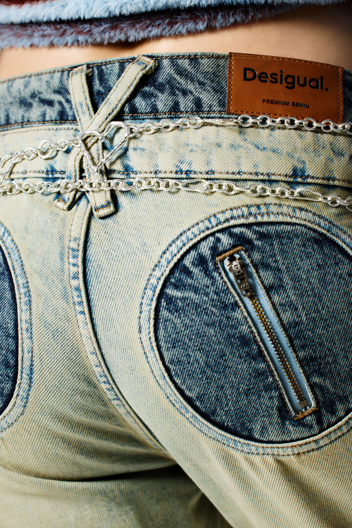 Pantaló vaquero combinado | Desigual