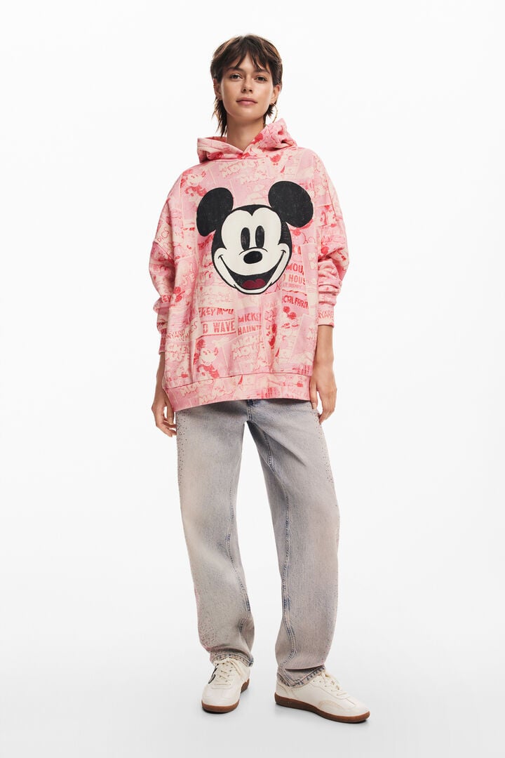 Sudadera Mickey Mouse cordón | Desigual