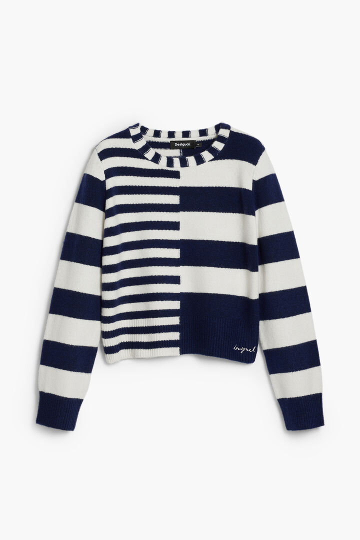 Combined striped sweater | Desigual