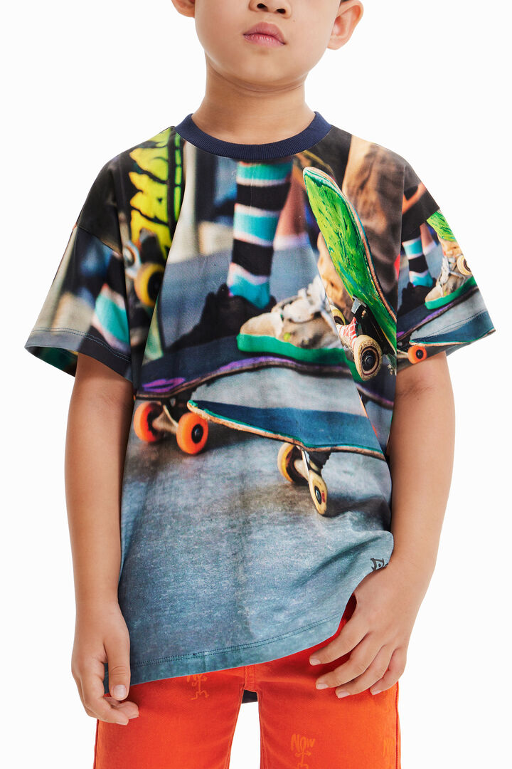 Camiseta fotográfico skate | Desigual