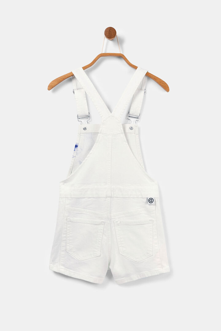 Peto vaquero blanco con jirafa | Desigual