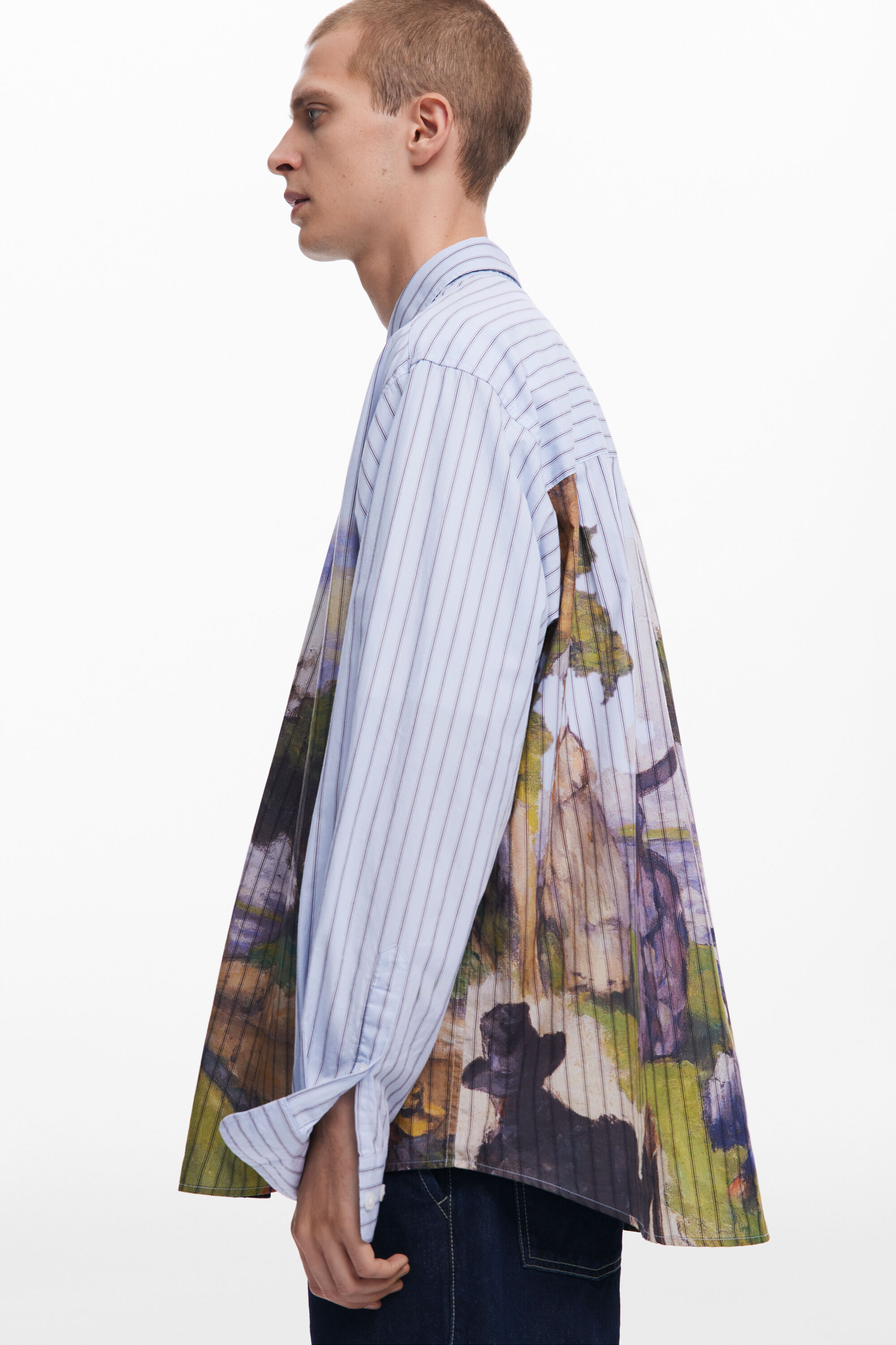 Landscape print shirt men's I Desigual.com