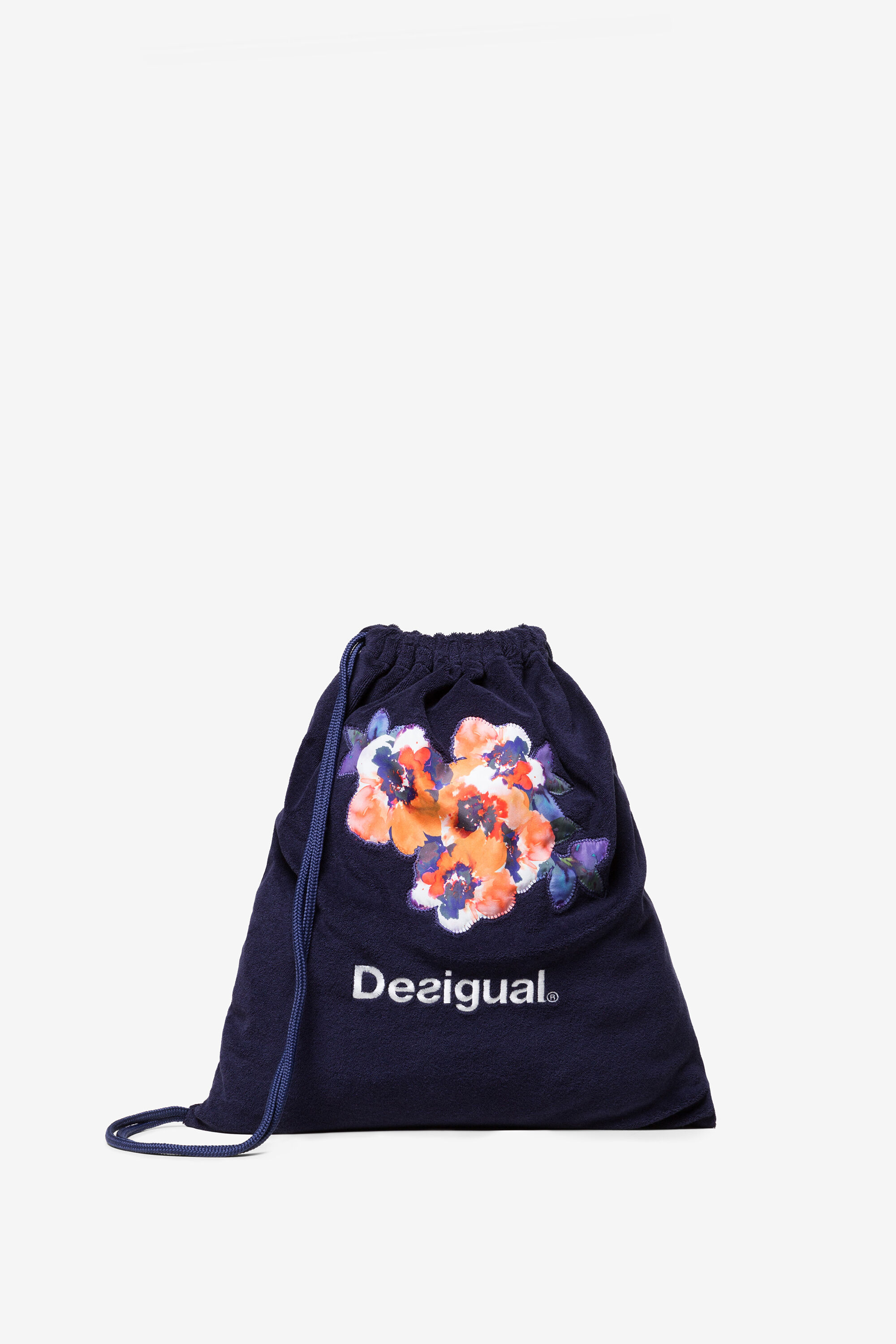 Lightweight Pouch Bag Camo Flower Desigual