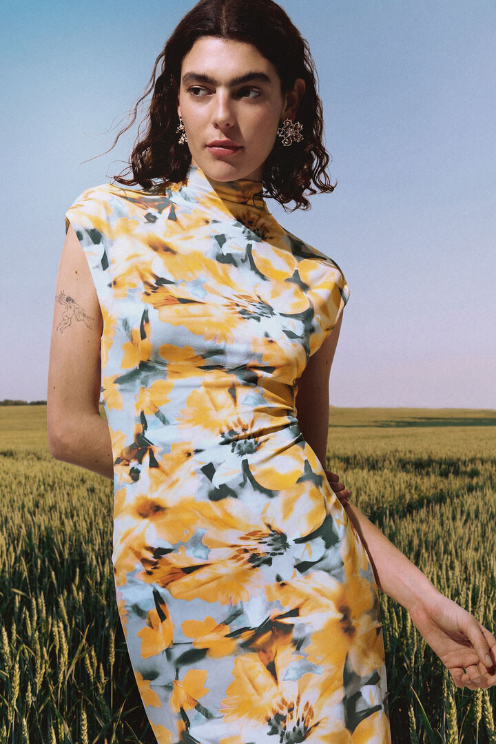Floral tube dress