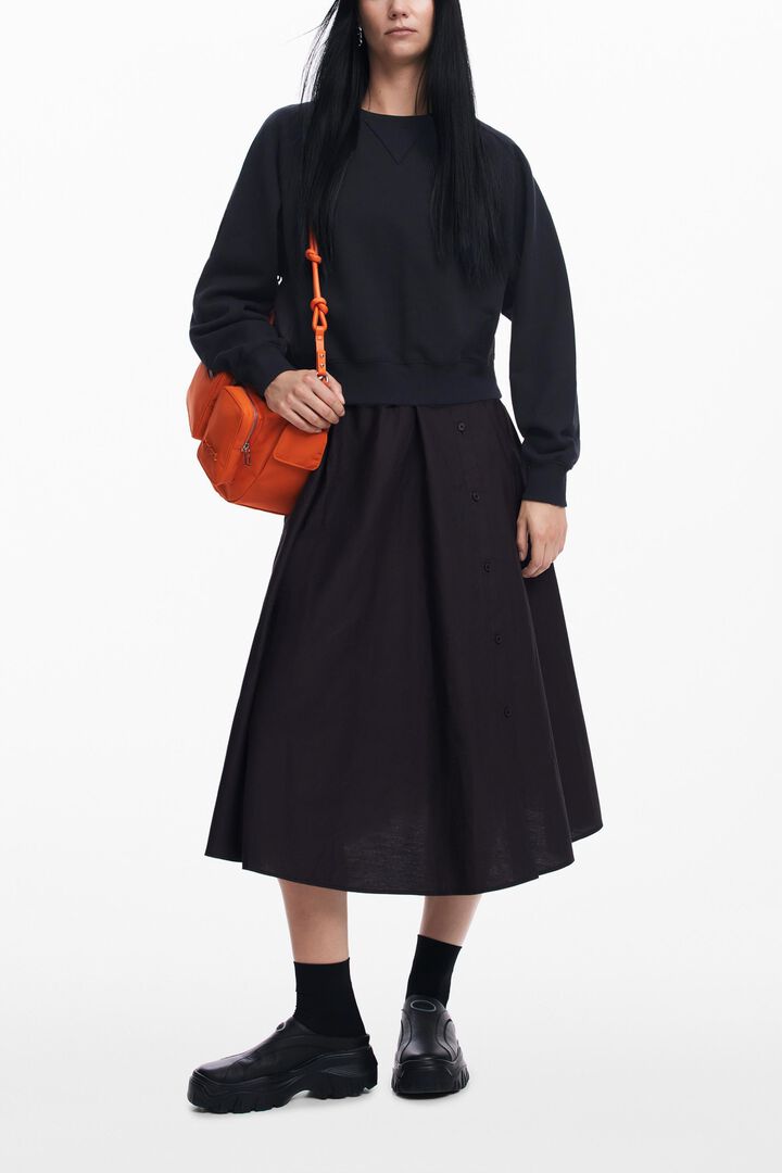 Combined plain dress