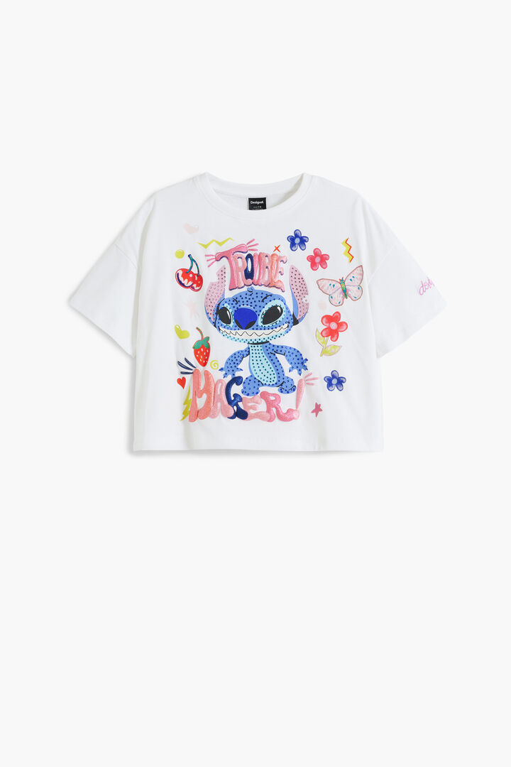 Camiseta cropped Stitch™ 3D | Desigual