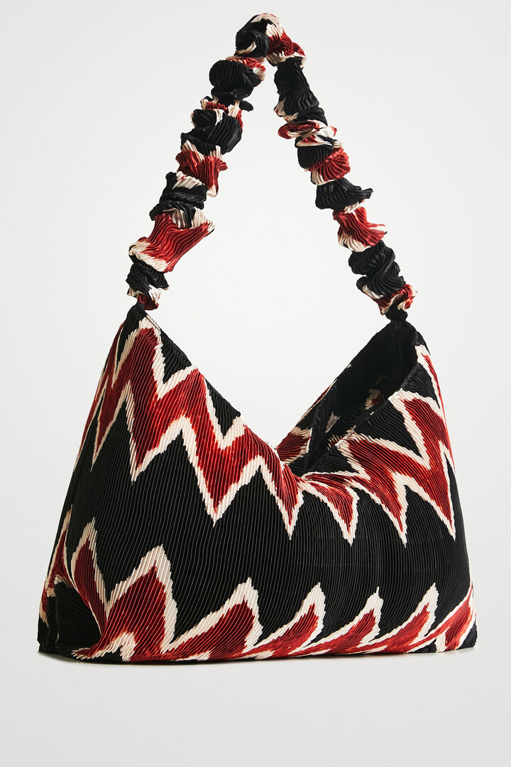Geometric pleated bag | Desigual