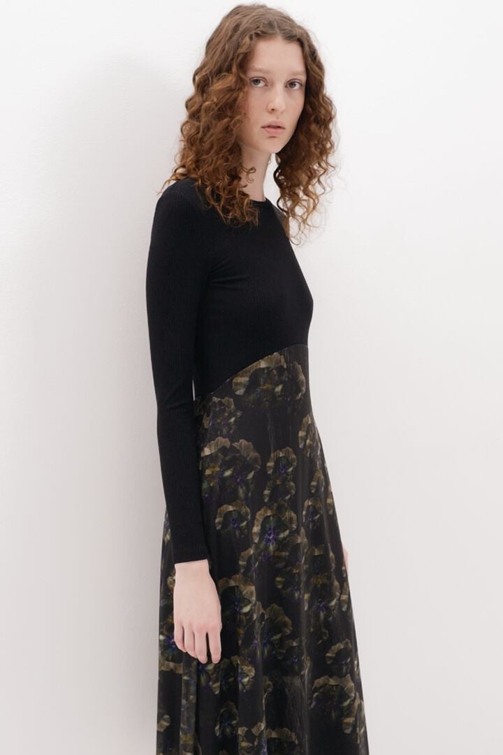 Vestido midi floral M. Christian Lacroix | Desigual
