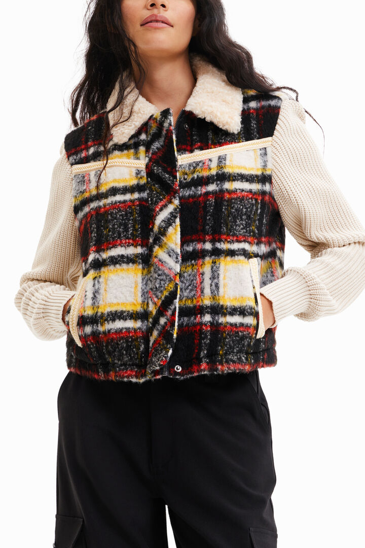 Fleece trucker jacket | Desigual