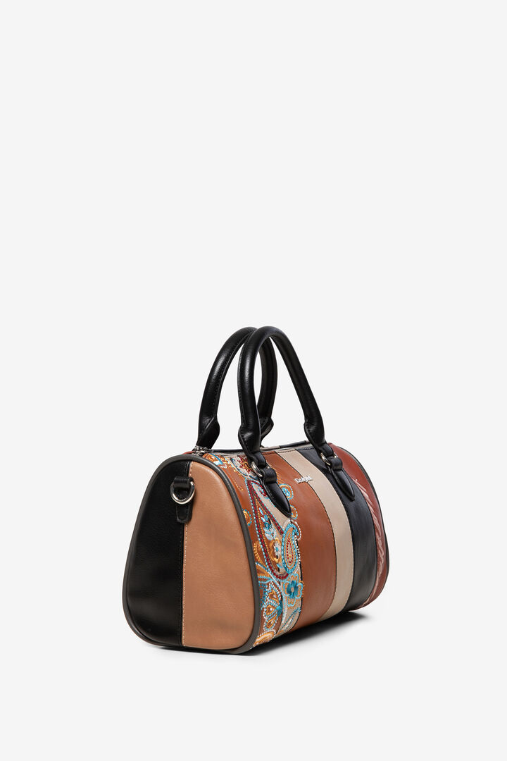 Mini cylinder bag PU leather | Desigual