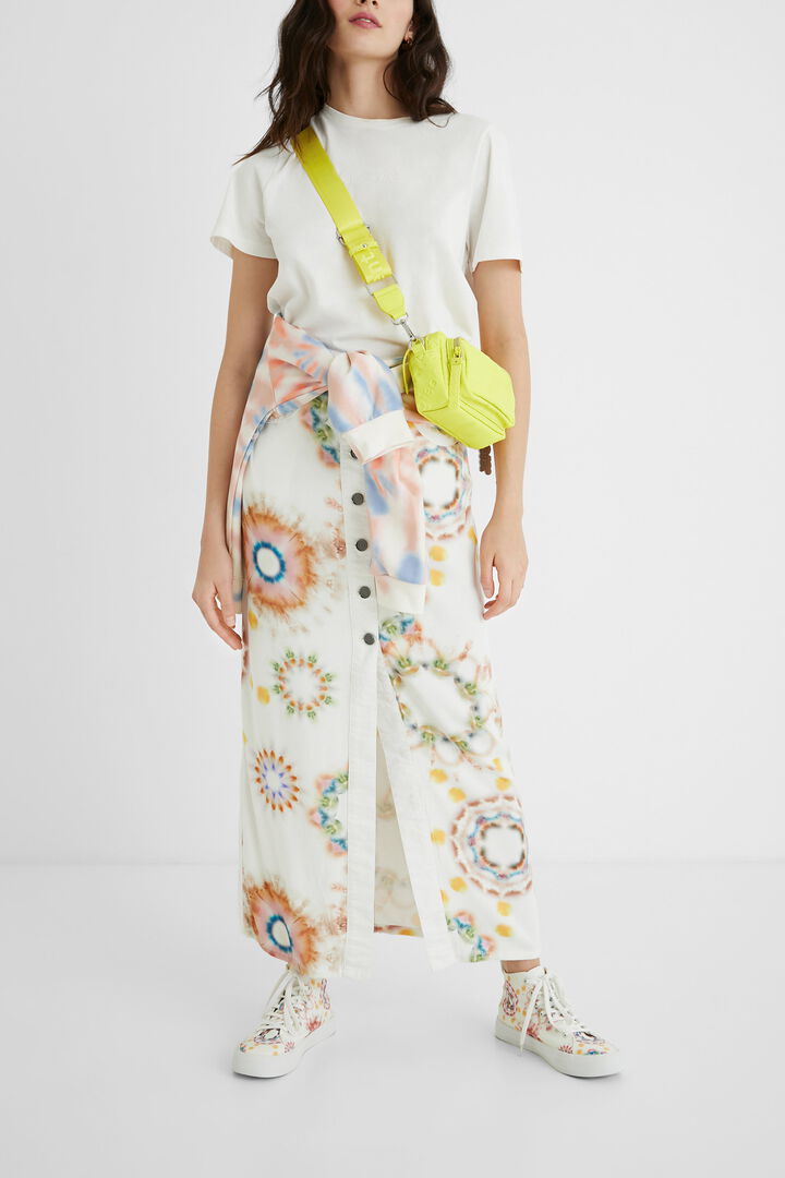 Long jean skirt mandalas | Desigual