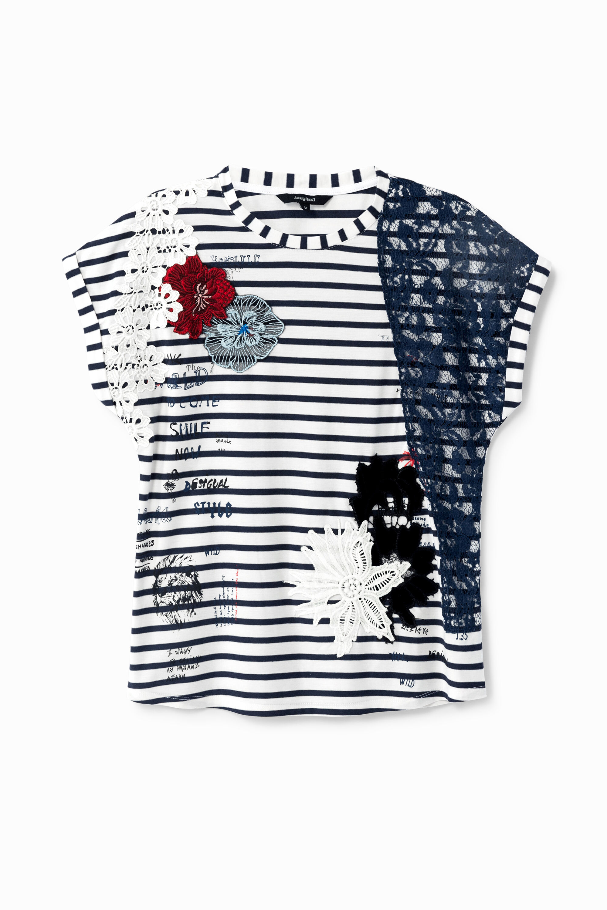 Tee shirt marin femme clearance