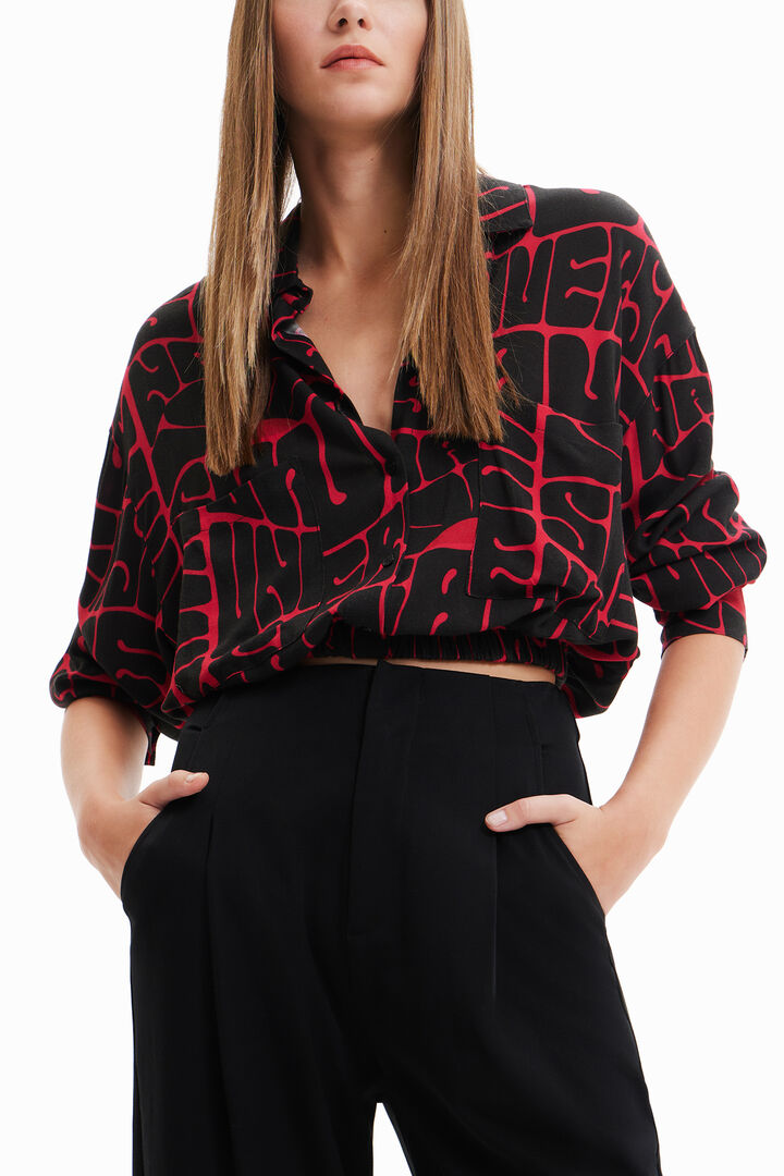 Save Nature cropped shirt | Desigual