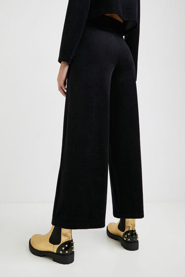 Pantalón campana aterciopelado | Desigual