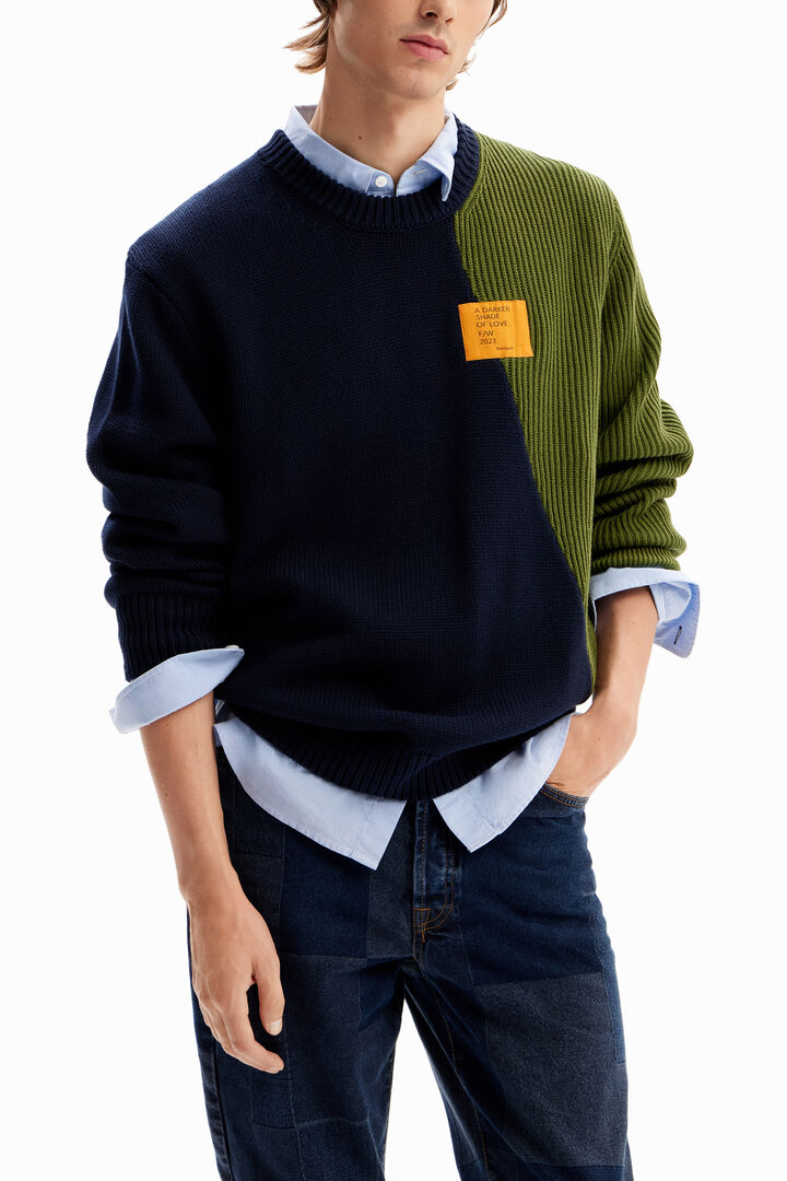 Jersey combinado bicolor | Desigual