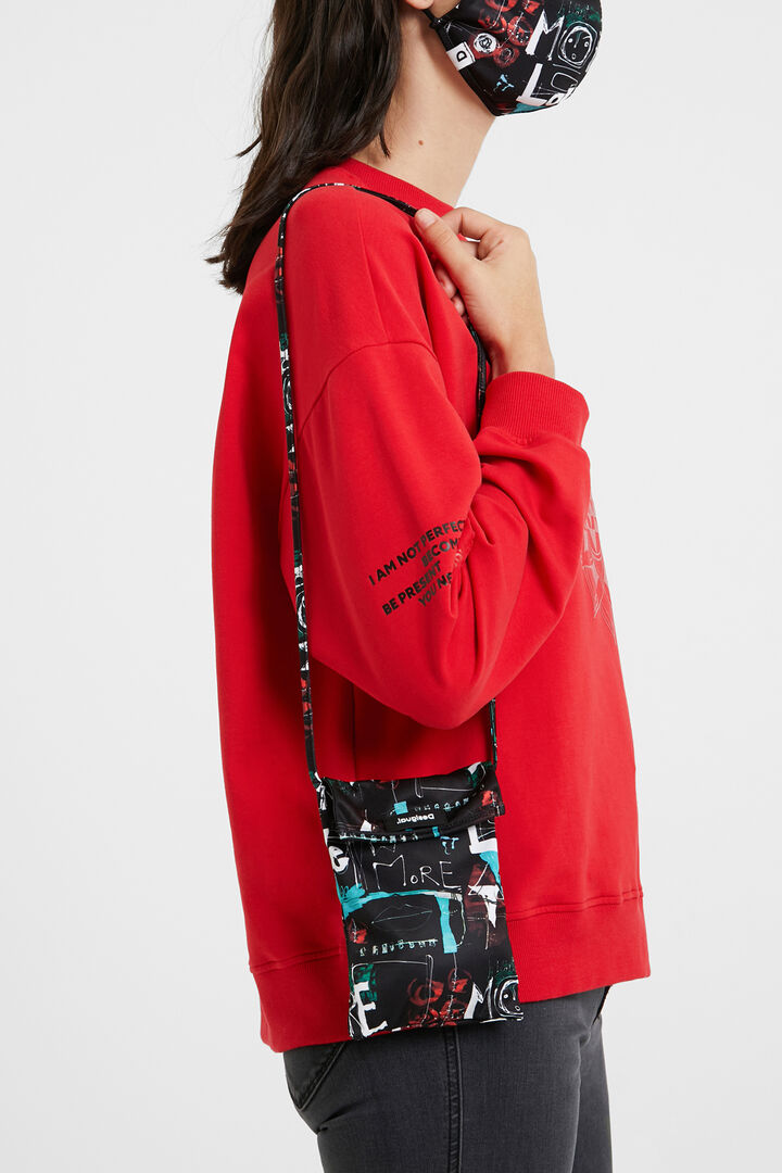 Mascherina reversibile Love + custodia | Desigual