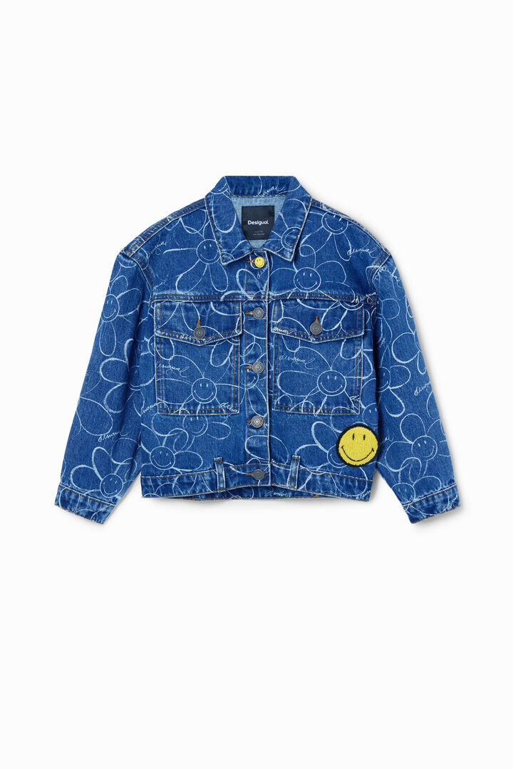 Smiley Originals ® denim trucker jacket | Desigual