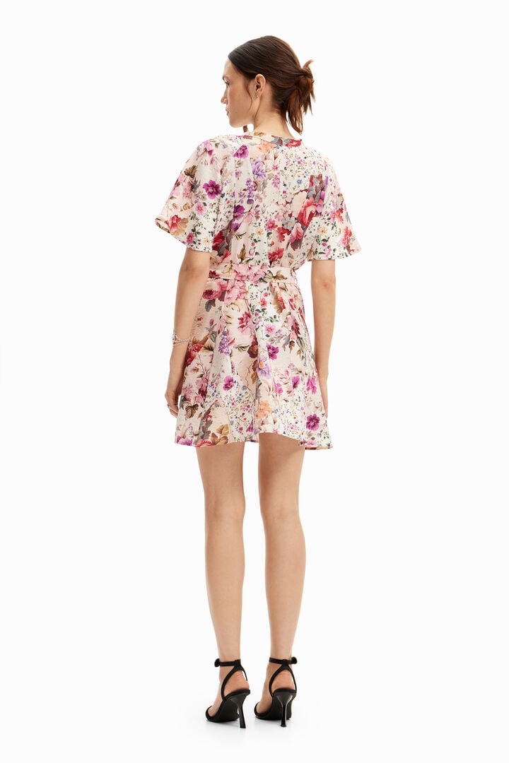 Vestido corto flores | Desigual