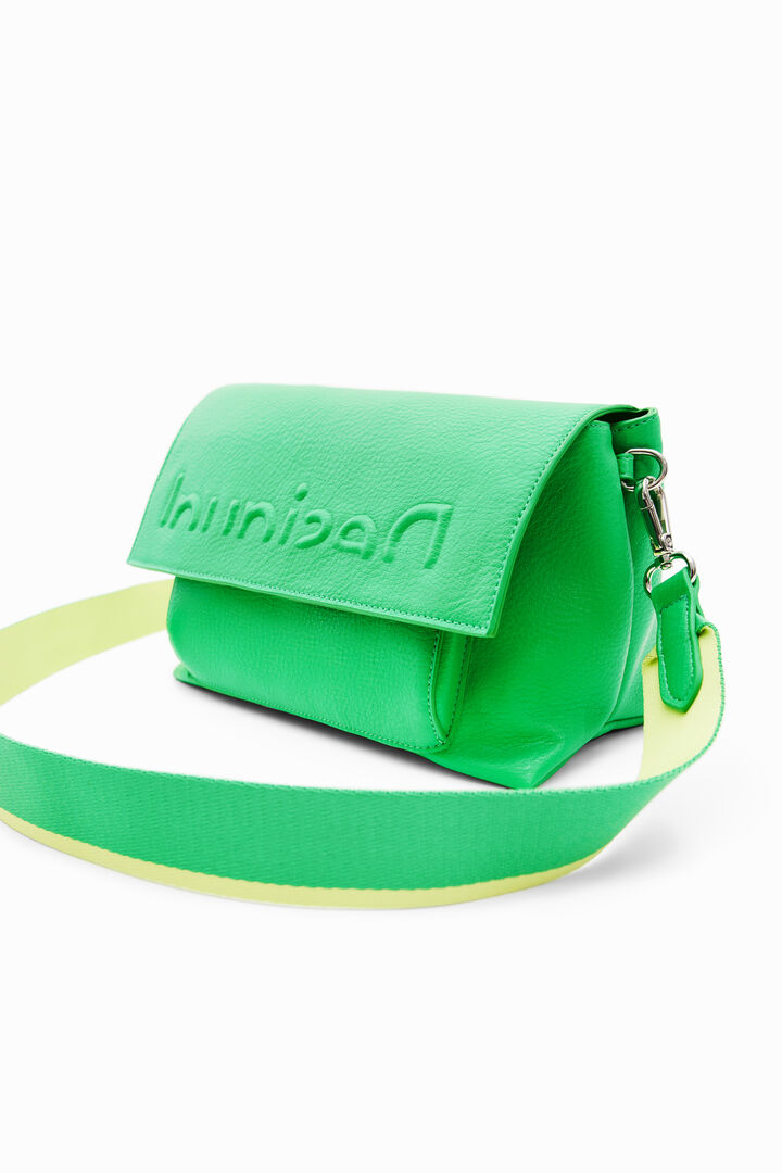 Midsize half logo crossbody bag | Desigual
