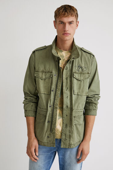 Military parka with pockets | Desigual
