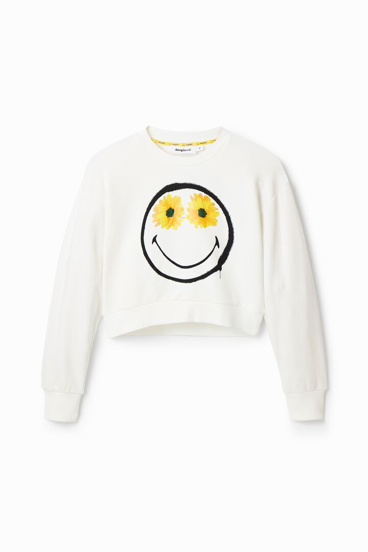 Short Smiley® sweatshirt | Desigual