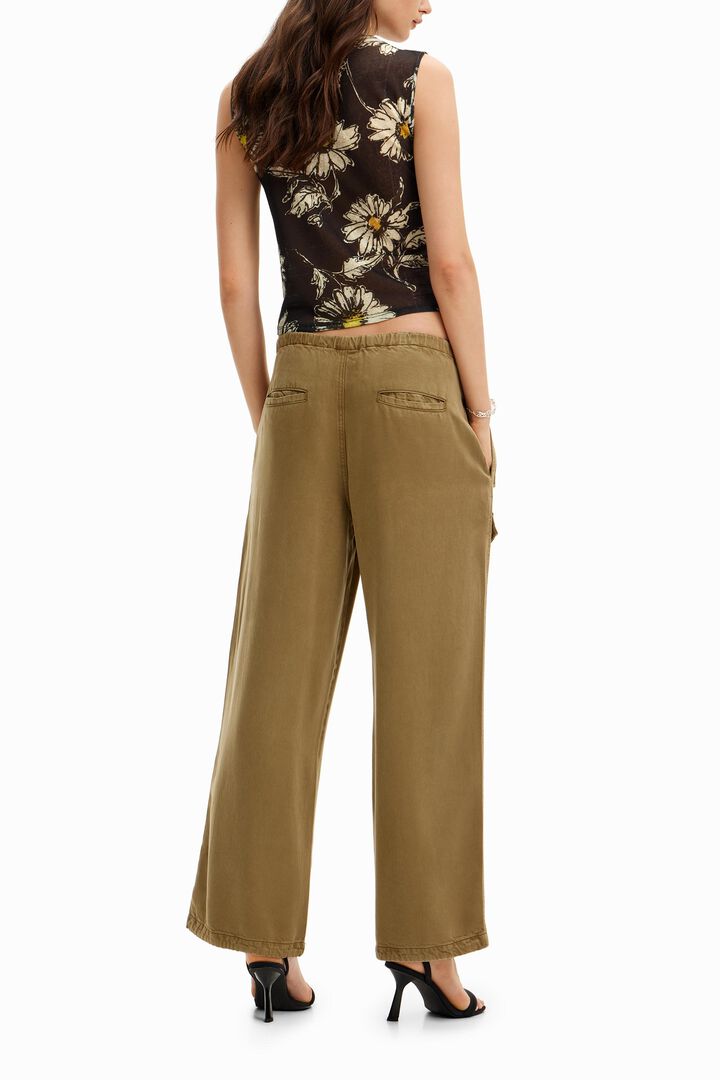 Pantalon cargo wide leg | Desigual