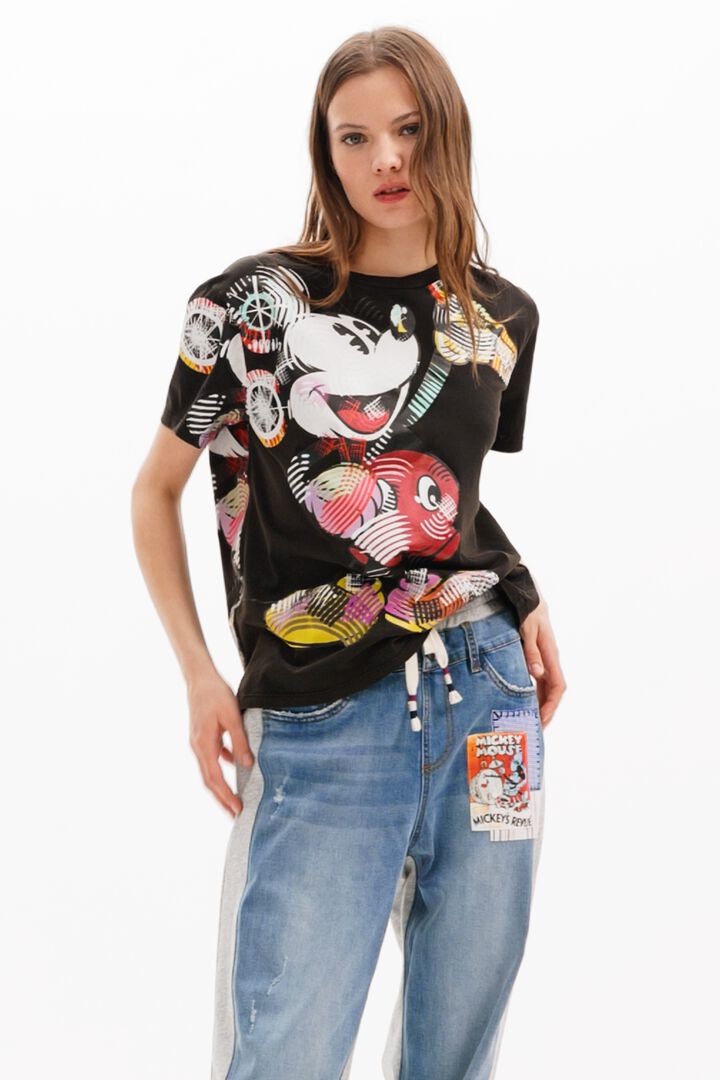 Arty Mickey Mouse T-shirt | Desigual