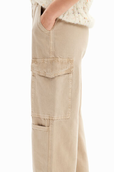 Long cargo trousers | Desigual