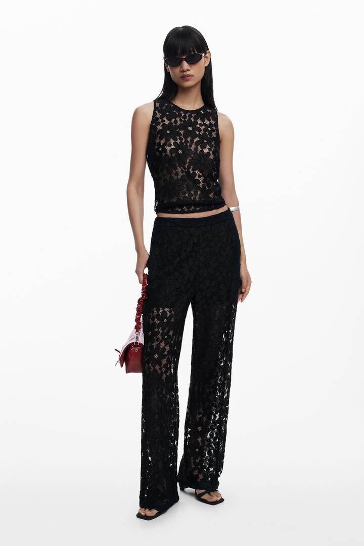 Pantaloni in pizzo