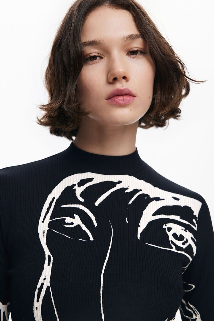 Face print dress | Desigual