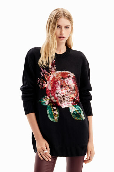 Jersey oversize lentejuelas M. Christian Lacroix | Desigual