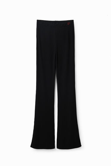 Pantalons flare elàstics | Desigual