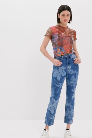 Texans straight cropped | Desigual