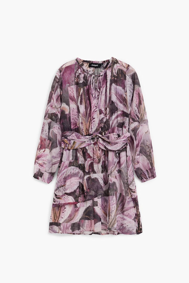 Orchidea mintás ruha | Desigual