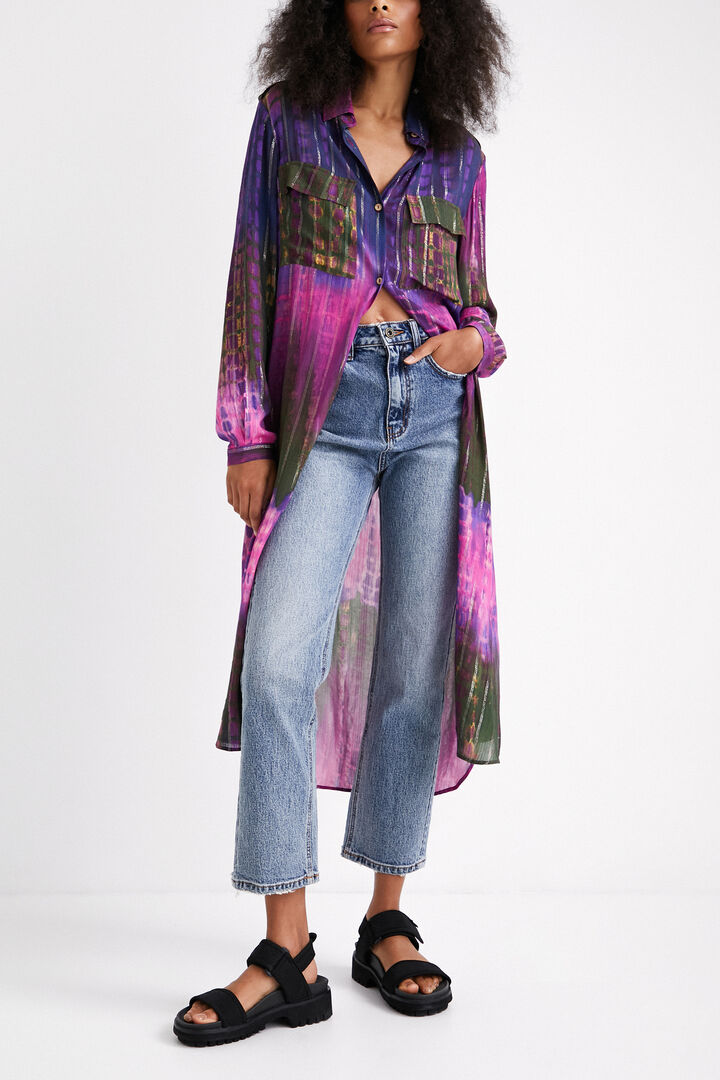 Vestito lungo chemisier | Desigual