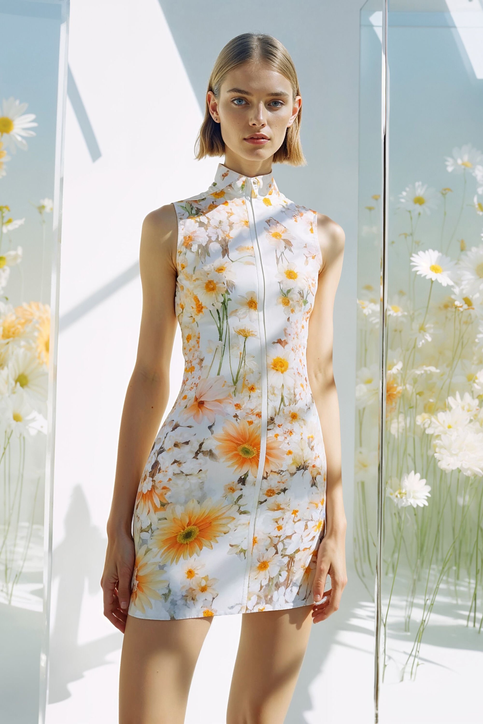 Blossom dress - WHITE - XS