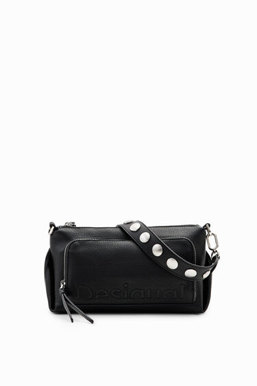 Midsize half-logo crossbody bag | Desigual