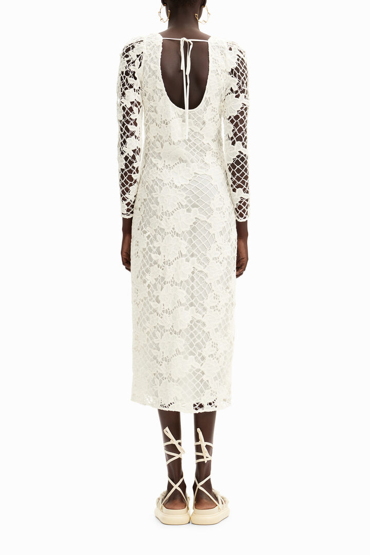 Lace midi dress | Desigual