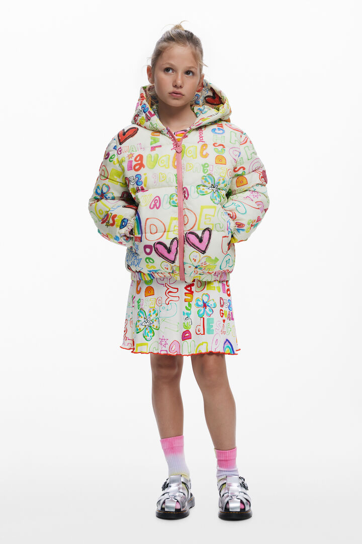 Veste matelassée avec lettering | Desigual