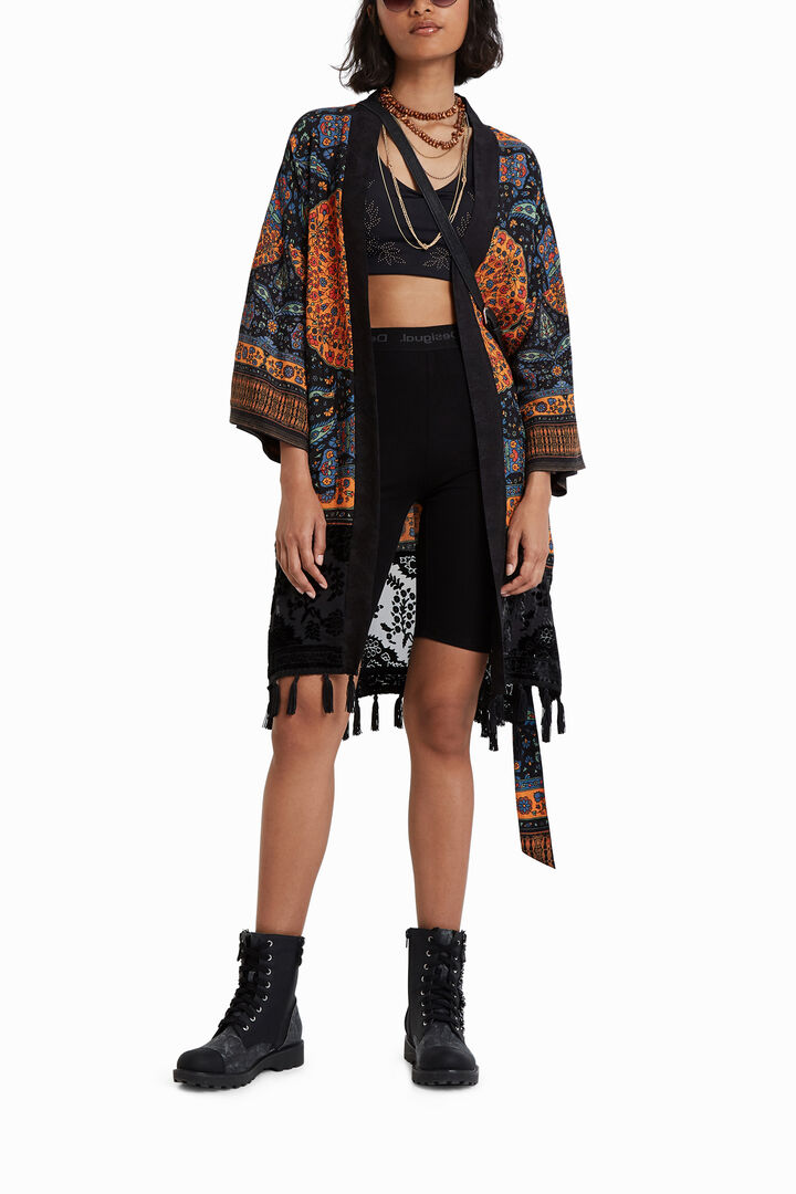Etno kimono s brmbolcami | Desigual