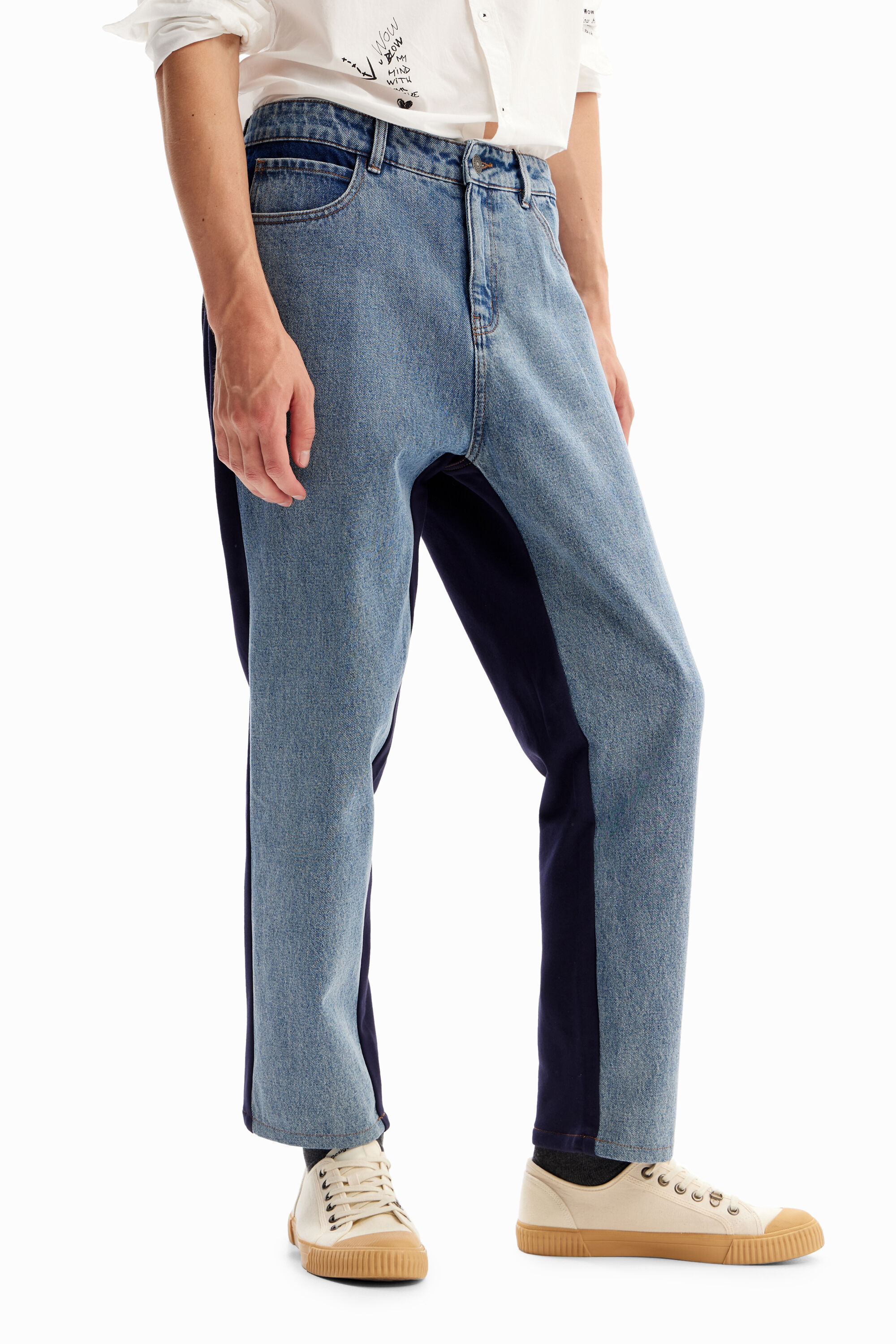 Pantalon vaquero hibrido de hombre Desigual