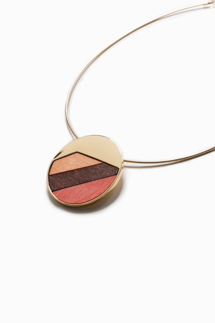 Wood Orange Necklace | Desigual