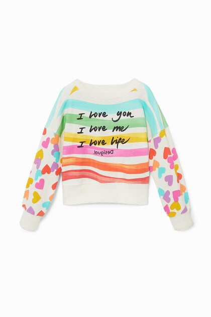 "I love you" sweatshirt
