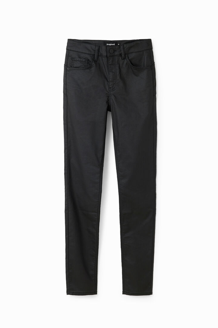 Pantalons efecte pell | Desigual