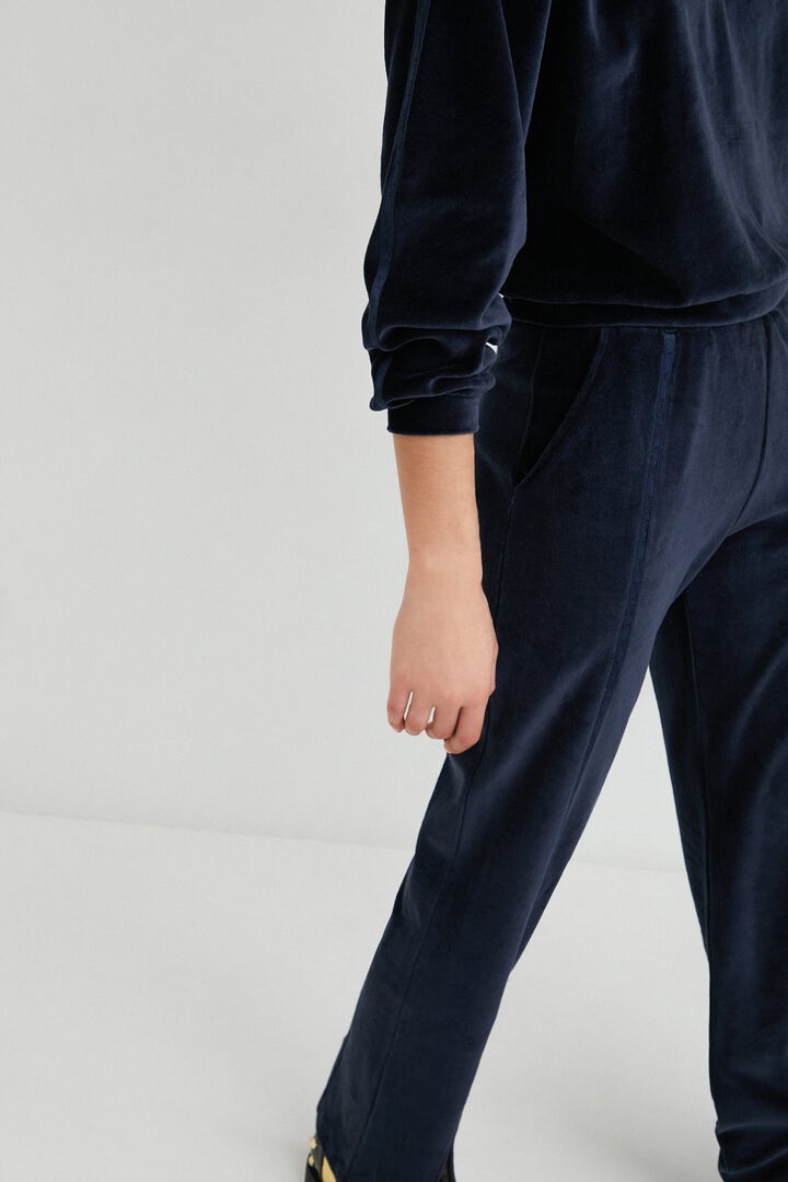 Plush wide trousers | Desigual