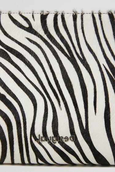 Umhängetasche aus Leder mit Animal Print | Desigual