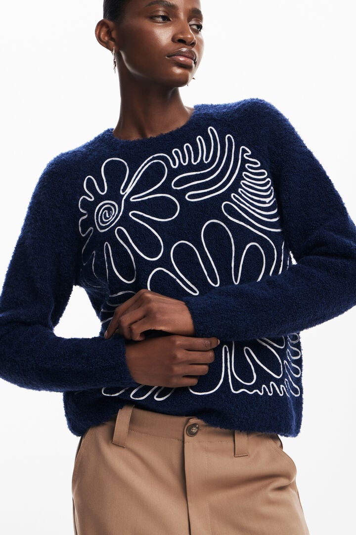 Floral print sweater | Desigual
